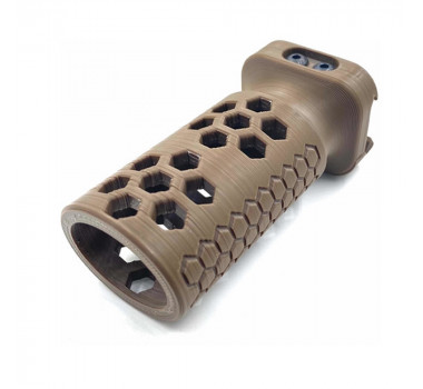 FRONT GRIP VERTICAL VAZADO TAN - FAIRSOFT