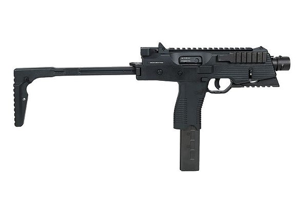 ミリタリー ksc kwa mp9 RIFLE DE AIRSOFT GBB K MP9 R - Preto - KWA - BRAVUS AIRSOFT - A