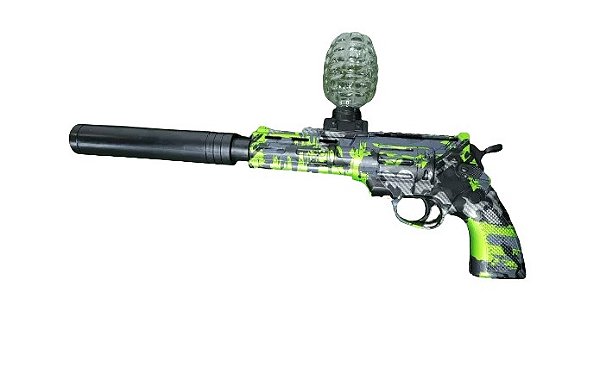 Arminha Bolinha Gel Automática Arma Brinquedo Rifle Elétrico