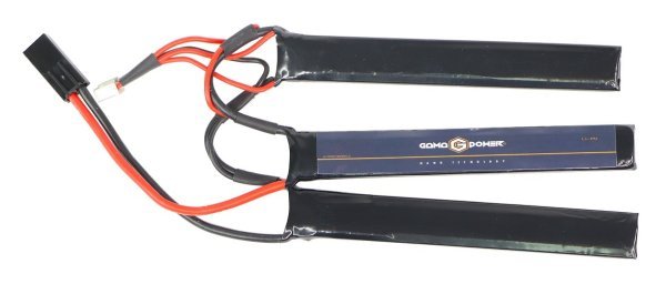 BATERIA GAMA POWER Li-Po 2200mAh 11.1v 20C TIPO TRIPLO STAND COM TOMADA TAMIYA FEMININA