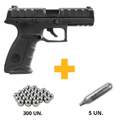 PISTOLA DE PRESSÃO AIRGUN APX BERETTA 4,5mm - UMAREX