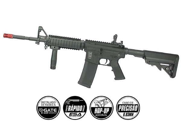 RIFLE AIRSOFT M4 CARBINE SA-CO3 UNICA - SPECNA ARMS