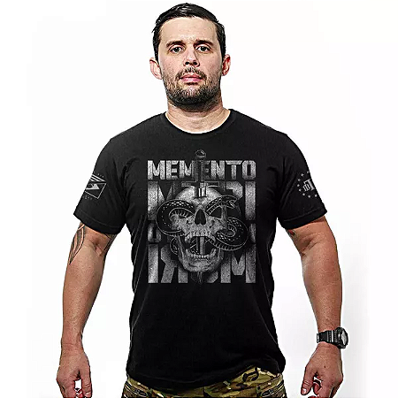 CAMISETA MASCULINA MEMENTO MORI - TEAMSIX