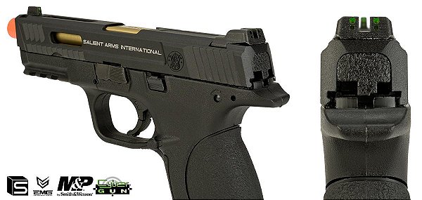 PISTOLA AIRSOFT GBB LICENCIADA EMG / SAI / SMITH & WESSON M&P 9 EM