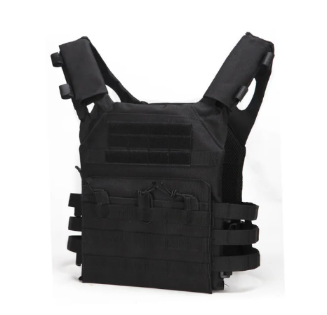 COLETE PLATE CARRIER PRETO - CALIBRE .50