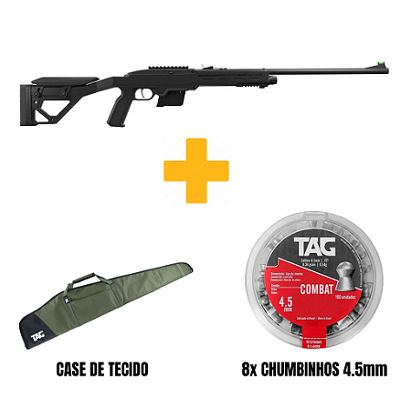 Carabina de Chumbinho Crosman 1077 TAC Co2 4,5mm