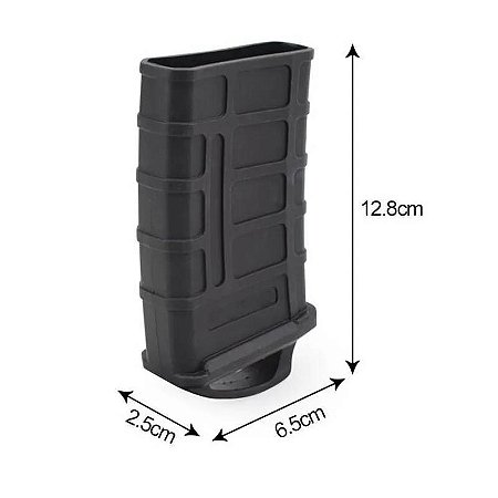 Capa Protetora p/ Magazine M4, M16, T4 e AR15 - PRETO