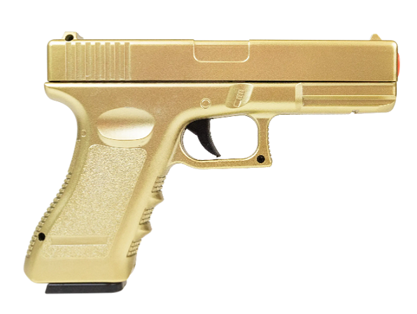 Pistola Airsoft de Mola VG GK-V20 Gold Metal 6mm