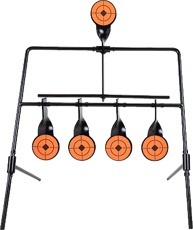 Alvo Metálico Rossi Pêndulo c/ Reset Mecânico p/ Airgun (380 mm)