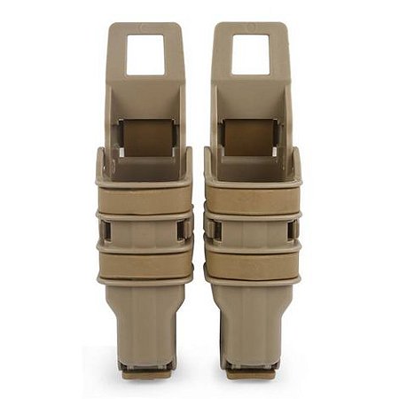 Porta Carregador Duplo Pistola Rígido Modular- Preto - TAN