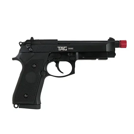 Pistola Airsoft GBB Beretta M92 TAG Savage Full Metal e Full Auto