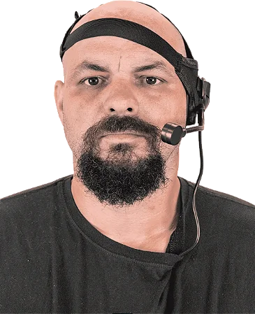 Fone Unilateral de Rádio p/ Airsoft