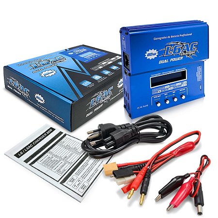 Carregador Leão L6AC para Baterias LIPO, NIMH, LIFE, PB, Li-ion