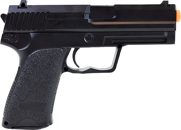 PISTOLA AIRSOFT VIGOR USP V23 METAL MOLA 6MM