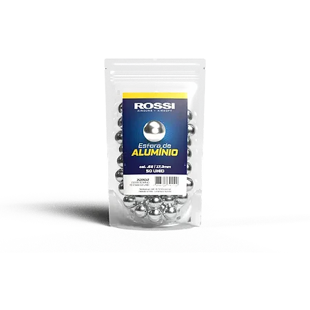 Esfera de Alumínio 17,3mm/.68 com 50un (Atiradeira)