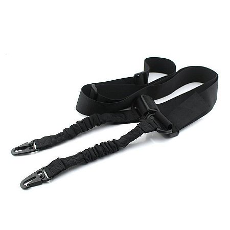 Bandoleira Simples Sling 2 Pontas - PRETO