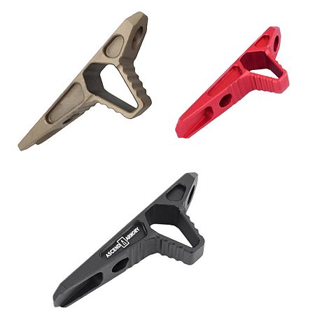 Front Grip Mini Angular Tático Handstop Keymod M-Lok (PRETO)