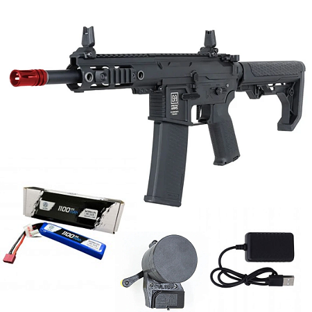 Specna Arms SA-F04 FLEX HAL ETU Gen.2 LEÃO - black