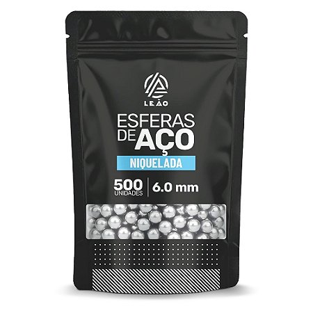 Esfera Metal Aço Níquel 6mm - 500 unidades