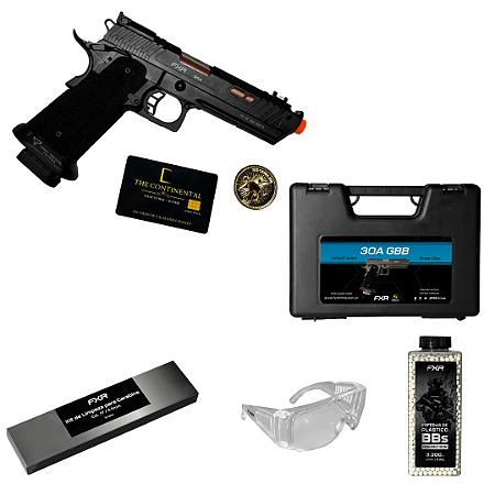 Pistola de Airsoft GBB Double Bell 1911 Hi-Capa 30A JW4 Taran Tactical - 6mm