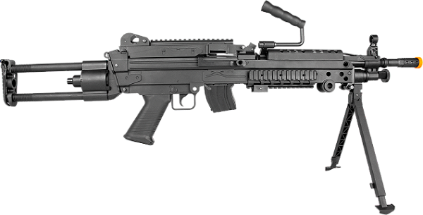 RIFLE AIRSOFT ROSSI LMG M249 LIGHT ELÉT. 6MM