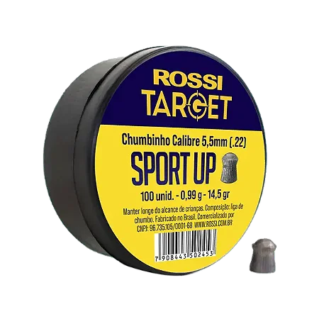 Chumbinho Rossi Target Sport Up 5,5 mm (100 un)