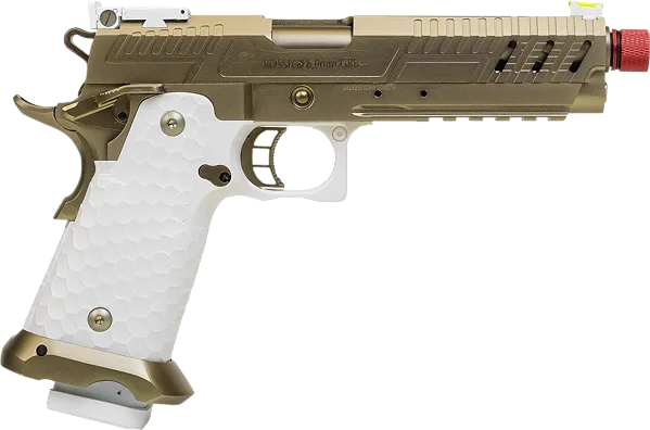 Pistola Airsoft Green Gás Rossi Shadow White Blowback 6mm