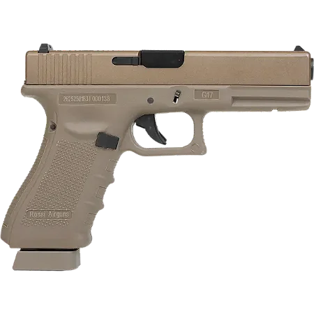 Pistola de Pressão CO2 Rossi G17 Tan 4,5 mm