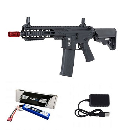 Specna Arms SA-F08 FLEX HAL ETU Gen.2 LEÃO - black