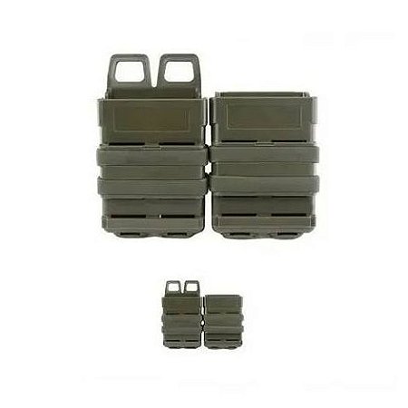 Porta Mag 556(m4) Rígido Duplo Modular - VERDE