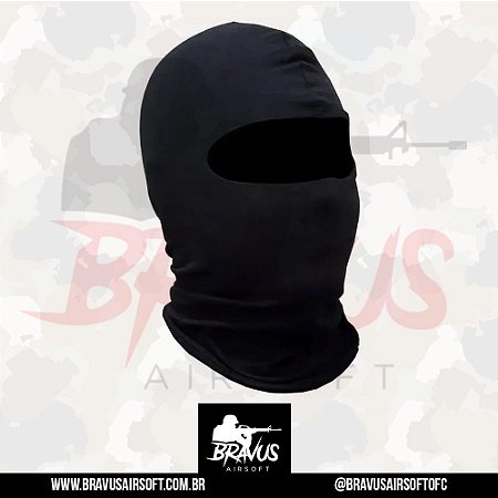 BALACLAVA TOUCA NINJA PRETA EM POLIAMIDA - FOX BOY