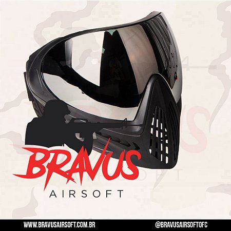 MÁSCARA DE AIRSOFT FULL FACE FMA COM LENTE DYE I4 SMOKE