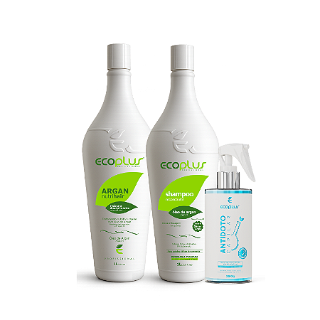 Combo Shampoo Argan + Máscara Disciplinante Argan + Antídoto Capilar