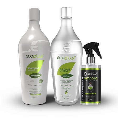 Combo Shampoo Argan + Máscara Disciplinante Argan + Antídoto Capilar