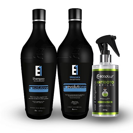 Combo Shampoo Evolutione + Máscara Disciplinante Evolutione + Antídoto Capilar
