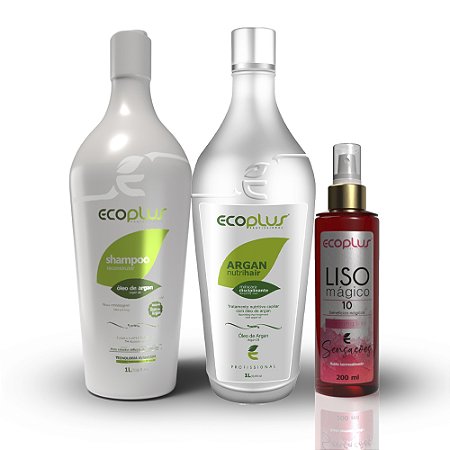 Combo Shampoo Argan + Máscara Disciplinante Argan + Liso Mágico