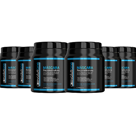 6 Unidades Máscara Reconstrutora Evolutione