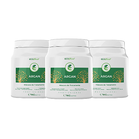 3 Unidades Máscara Reconstrutora Argan