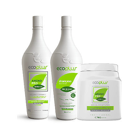 Combo Shampoo Argan + Máscara Disciplinante Argan + Máscara Reconstrutora Argan