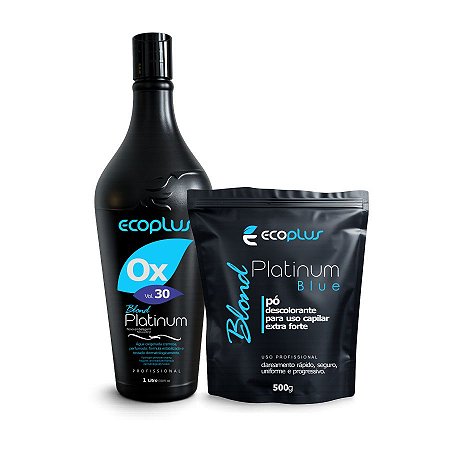 Kit Pó Descolorante 500g + Ox 30 Volumes 1L