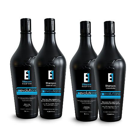 2 Kits Shampoo Evolutione + Máscara Disciplinante Evolutione
