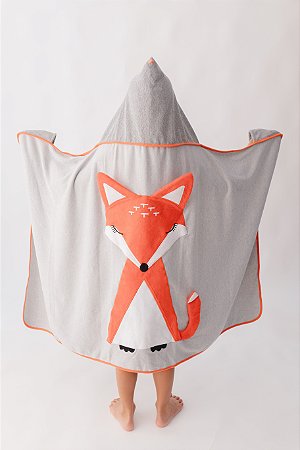 Toalha de Banho com Capuz - Raposa