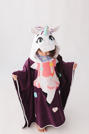 Poncho de Banho -Unicórnio