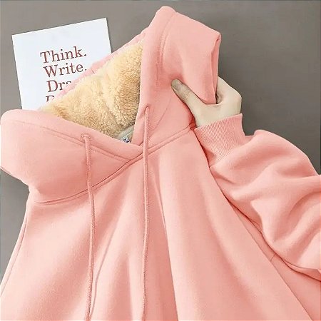 Blusa Canguru Unissex com Forro de Lã de Ovelha – Seu Refúgio Contra o Frio