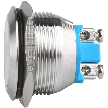 Botão Pulso Inox 22mm Momentâneo Start Pulso - ON ELETRICA - Melhores ...