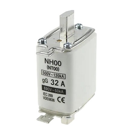 Fusivel NH00 32A 500V 120KA Retardado - ON ELETRICA - Melhores Produtos  para Automação Elétrica e Eletrônica