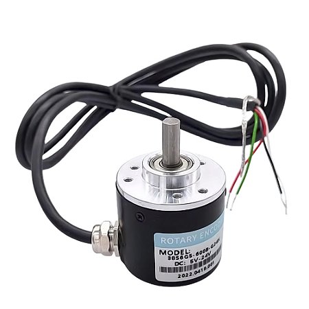 Encoder Incremental 600 Pulsos eixo 6mm Fases AB 5 a 24V NPN