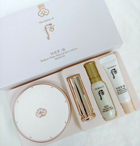 THE HISTORY OF WHOO - Radiance White Tone Up Sun Cushion Special Set
