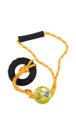 Puxador para Cães Pneu Hard M com Corda 10mm