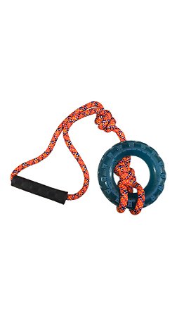 Puxador para Cães Pneu Cristal G com Corda